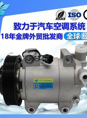 适用日产劲勇np300 DKS17D汽车空调压缩机92600EB300 926004X01B