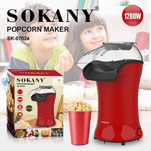 出口外贸SOKANY07024爆米花机自动膨化爆米花机POPCORN MAKER