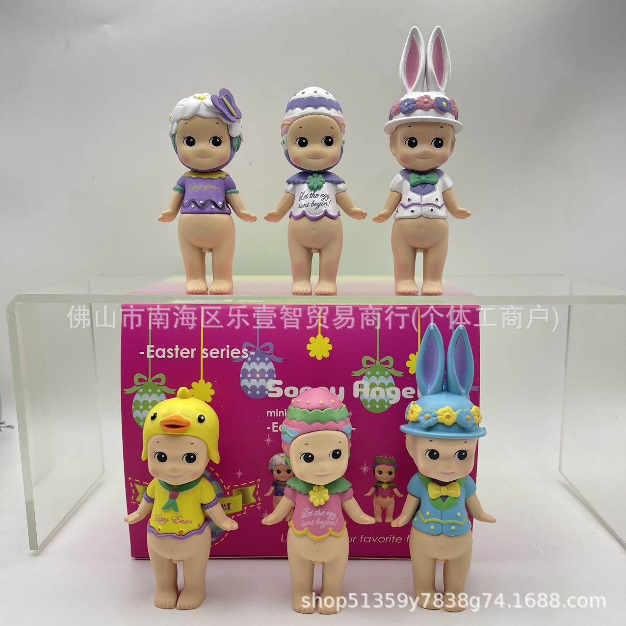 跨境热销 趴趴天使 复活节天使 潮玩盲盒 摆件 玩偶 手办玩具扭蛋