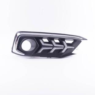 飞机灯前杠三色流光LED大灯改装 20款 灯 适用于十代思域日行灯