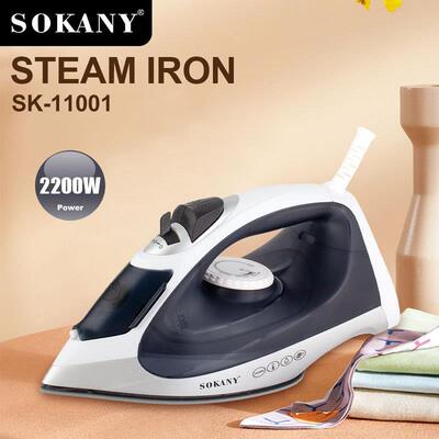 跨境SOKANY11001电熨斗蒸汽喷雾熨烫机陶瓷底板熨斗STEAM IRON