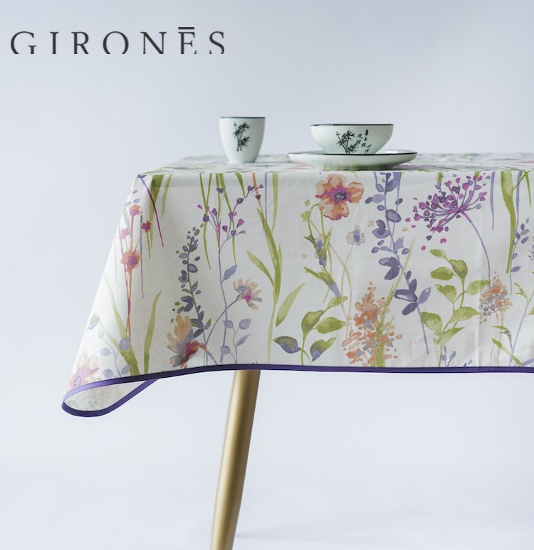 GIRONES西班牙防水防油花朵布艺
