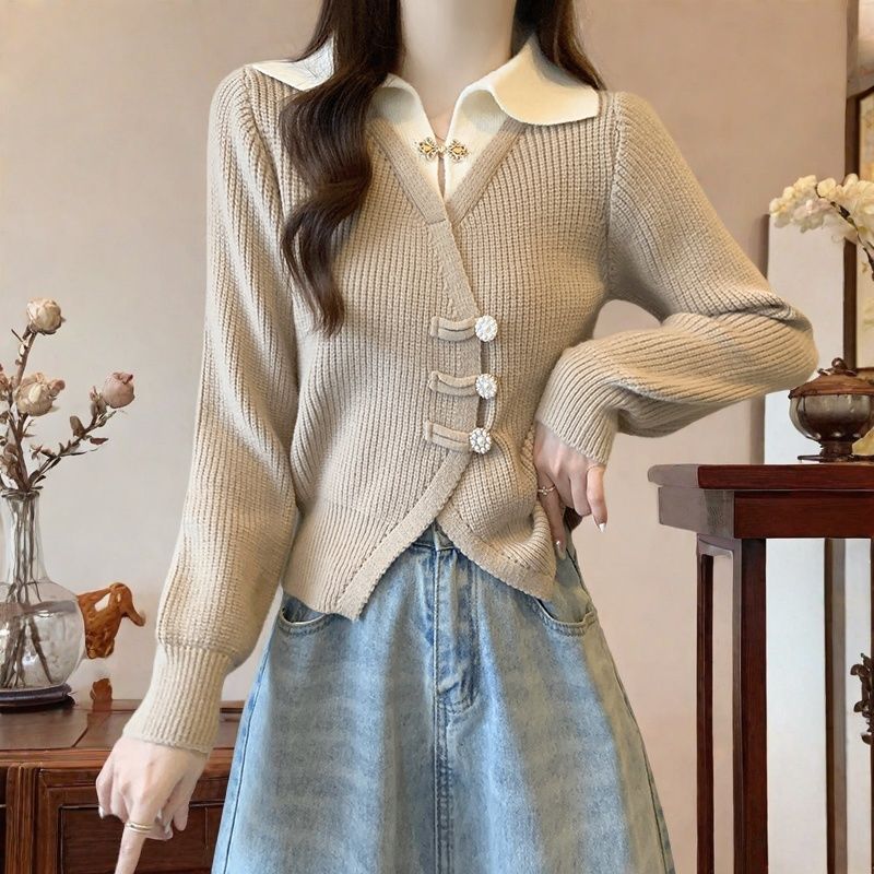 春秋季上衣女洋气小个子