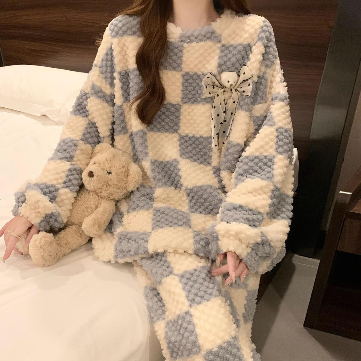 2025年新款睡衣女士秋冬