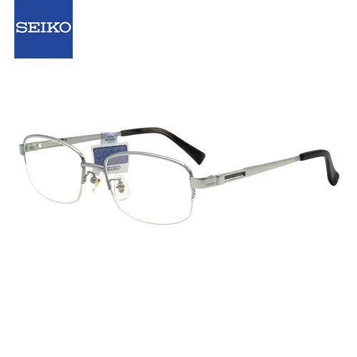 精工半框纯钛近视光学镜架