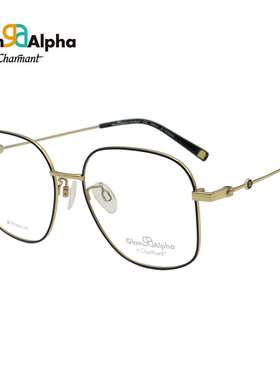 夏蒙（Charmant）眼镜框男女款时尚百搭全框远近视眼镜架 GA38154