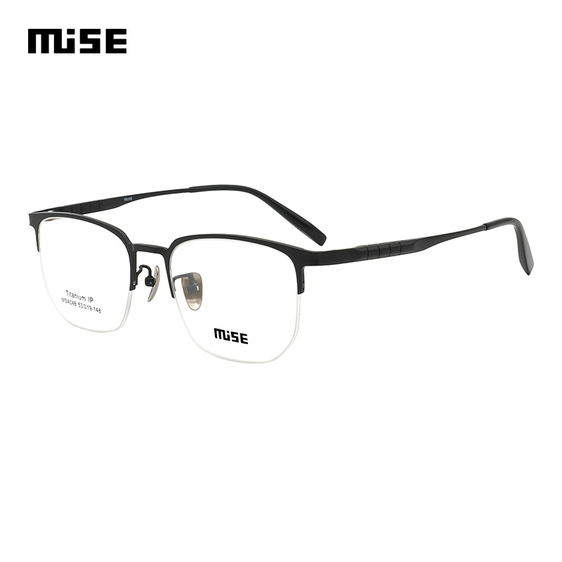 MUISE眼镜框半框钛材光学镜架男女款近视眼镜架MSA048