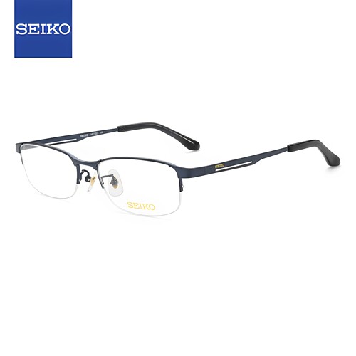 精工seiko半框钛轻型商务眼镜架
