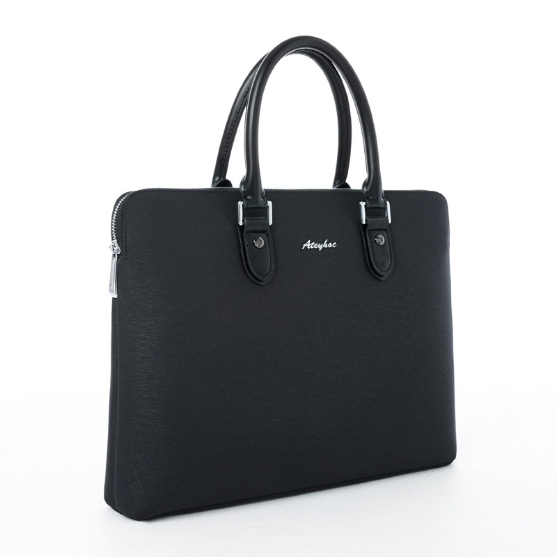 昂特文件袋 JS-866 手提电脑包多层防震资料袋单位开会商务会议宣传档案袋大容量防水男女士公文包可定制LOGO