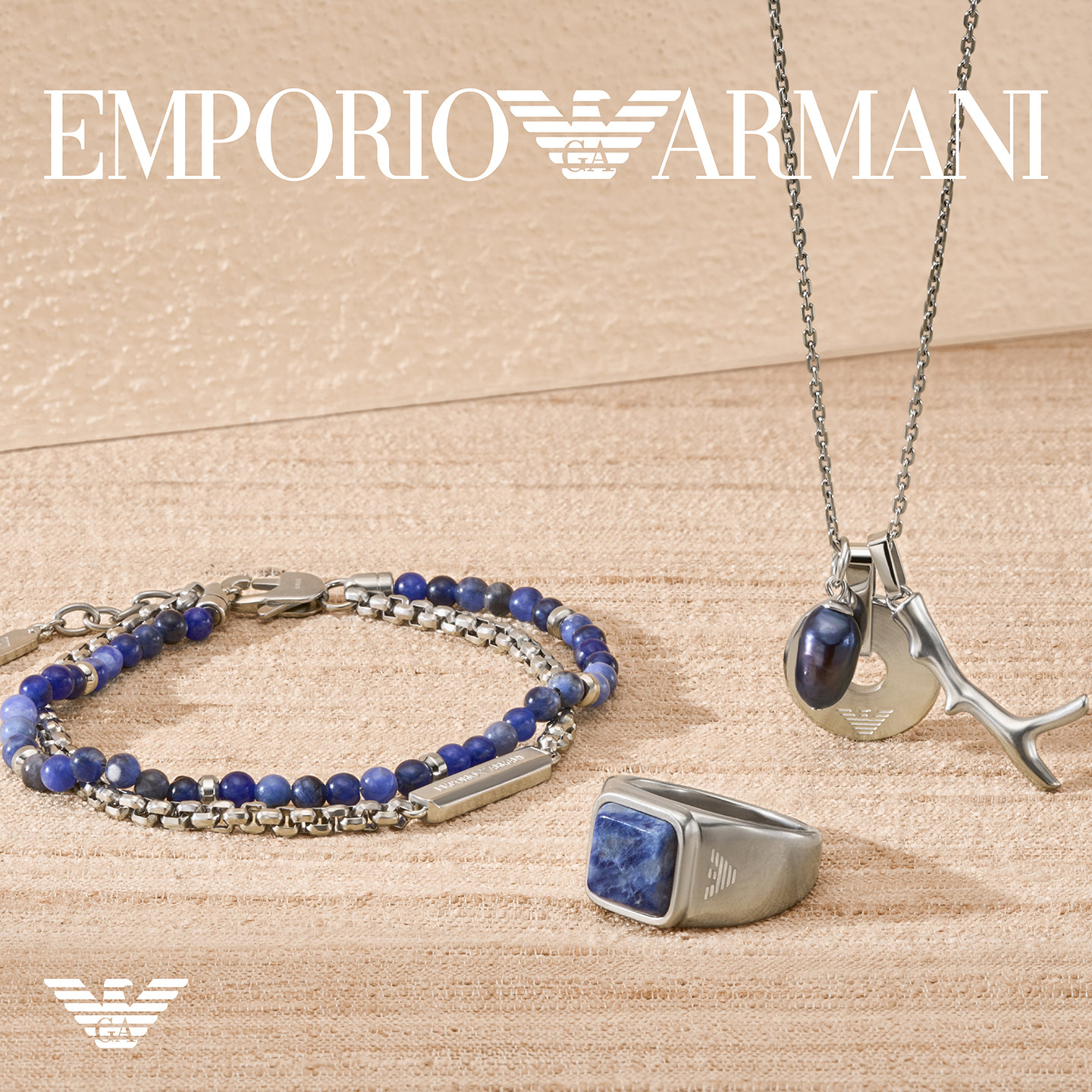 【生日礼物】Armani阿玛尼FASHION系列项链男士轻奢饰品