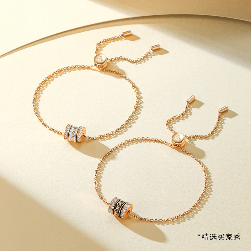 Armani阿玛尼浪漫小蛮腰系列转运珠项链手链精致礼物送女友