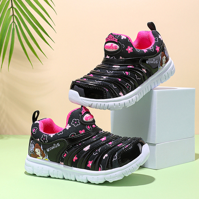 断码清仓儿童毛毛虫鞋春秋款男童一脚蹬鞋女童轻便网面运动鞋童鞋