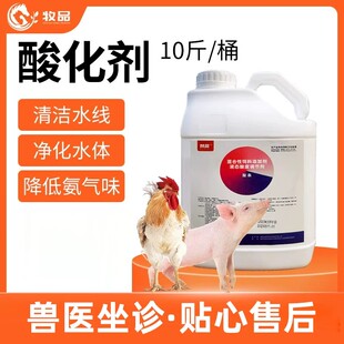 兽用酸化剂酸泰禽畜饮水养殖除水垢仔猪抗应激液体饮水酸化剂