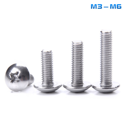 泽克不锈钢十字槽螺丝钉大扁头