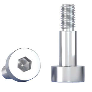 304不锈钢内六角塞打螺丝钉凸肩等高限位台阶轴肩螺栓M2M34M6M8mm