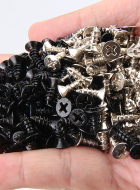 KA镀镍/黑色沉头自攻螺丝钉平头十字自攻丝M1M1.2M1.4M1.5M1.6M2