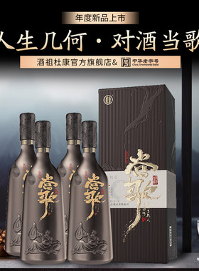 酒祖杜康当歌酒纯粮食750ml*4瓶