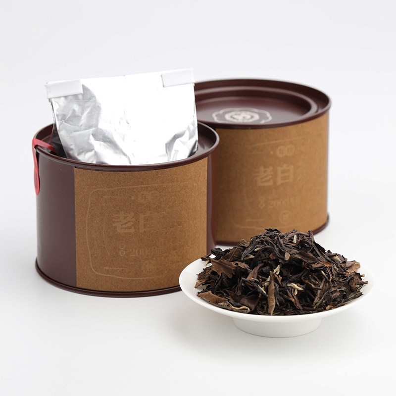 六妙白茶2003年一级寿眉正宗福鼎年份老白茶福建茶叶散茶罐装36g
