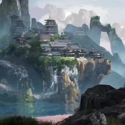 UE场景UE4UE5UE中国风东方场景日式场景建筑中式古风场景集合素材