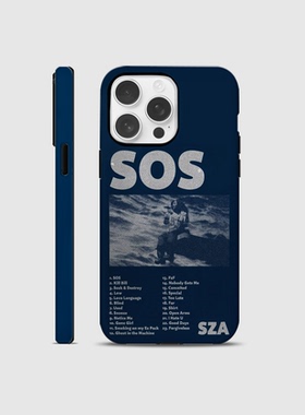 美国R&B小天后 SZA SOS CD 音乐专辑类型手机壳适用于多品牌机型
