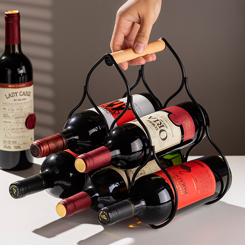 创意放多瓶红酒架子葡萄酒摆件家用酒柜装饰酒瓶架酒格展示置物架