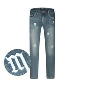 长裤 JEDOSS YH328 新款 简约字母章仔胶印牛仔裤 爵迪斯男装 2025春季