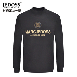 打底衫 JEDOSS 半高领logo加绒厚款 秋冬专柜款 卫衣0011 爵迪斯男装