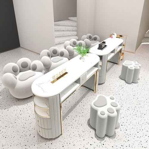 网红美甲桌椅套装中闽芸尚