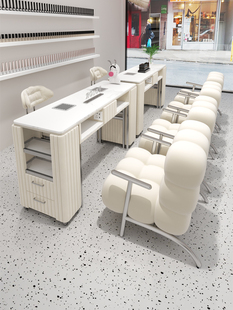 中民云尚不锈钢新型真空吸尘器修甲桌、椅套装霜式大功率不漏修甲