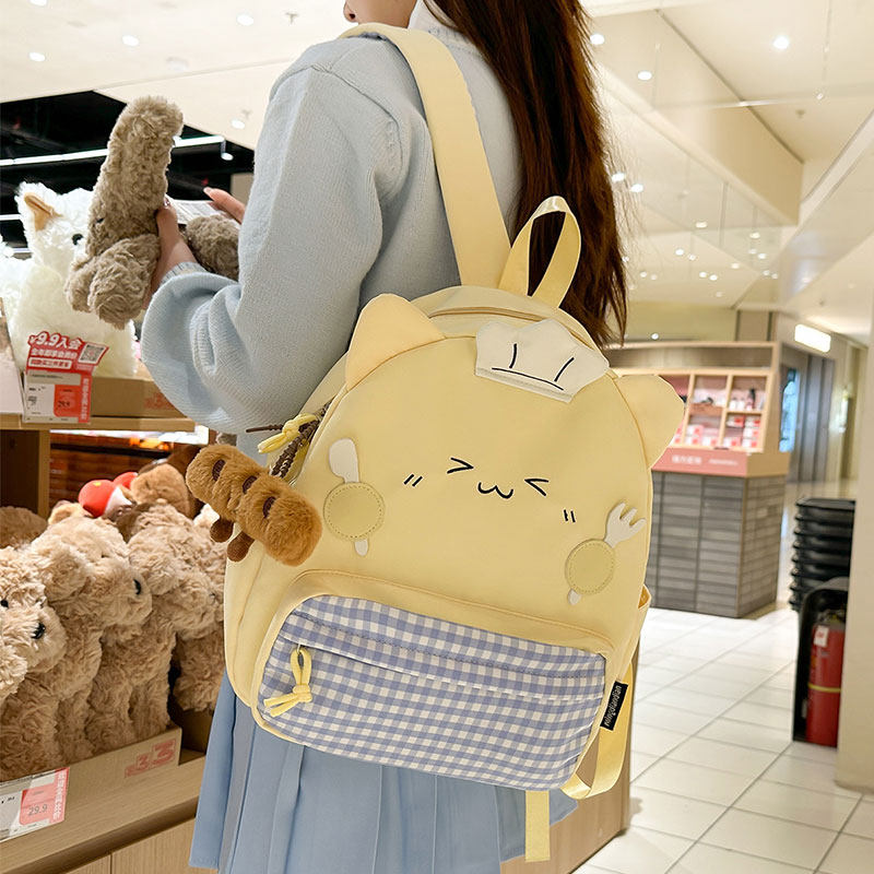高颜值可爱百搭出游猫咪小背包女