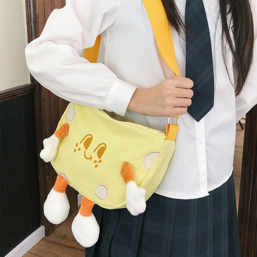 日系软妹少女学生森系清新饺子包