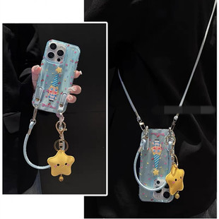 6se 可爱p新 3手绳A20麦芒30斜挎pro小众高级2s时尚 8旋转星星人N7 13手机壳12 适用华为nova14