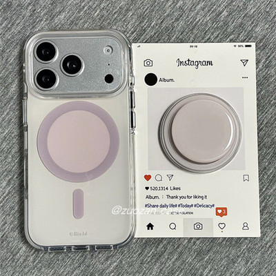 适用红米note15/14手机壳turbo5/4/3极简浅粉13/12/11/10圆形磁吸支架k90k80k70k60k50k40k30k20卡通9/8/7E新