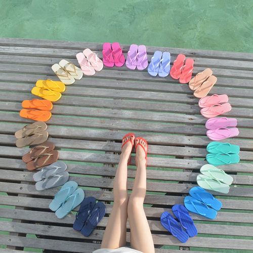 情侣海边ins潮风防滑夹脚凉拖鞋