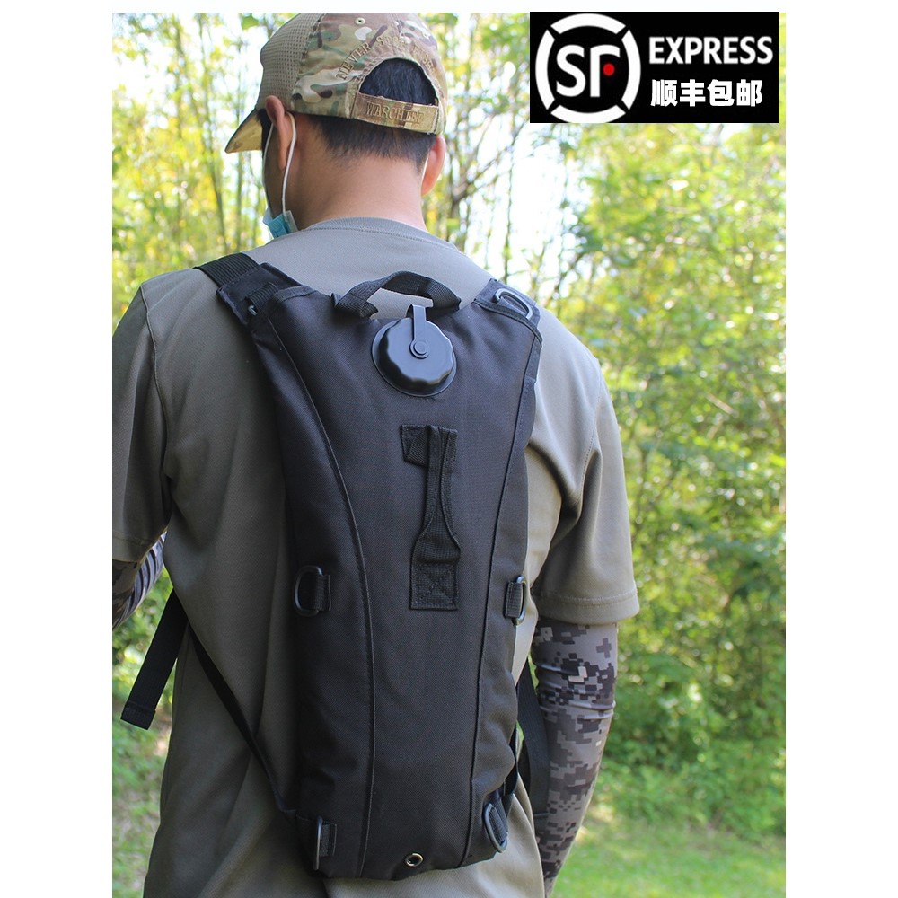 3L战术水袋大容量背负登山骑行水囊饮水户外便携徒步水袋背包