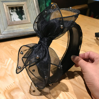 发捆发箍2025新款女日常外戴超好看高颅顶高级感发旅头箍显脸小饰