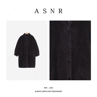 女大衣YF26001 冬季 现货现发 100%绵羊毛立领长款 BRAID｜衣长102