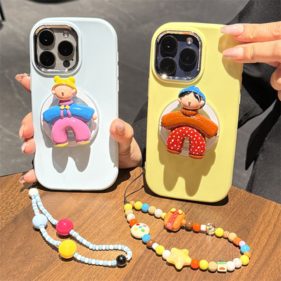 小众卡通磁吸支架适用一加手机壳