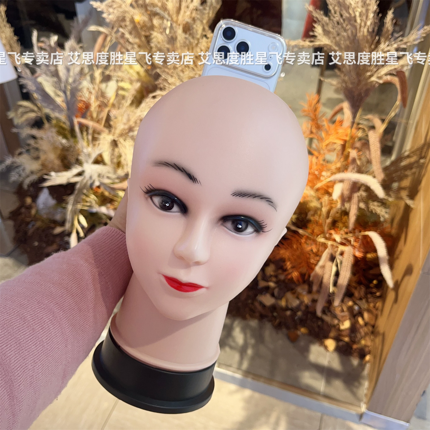 适用小米女模特头手机壳互买奇葩