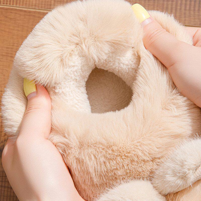 包根棉拖鞋女秋冬季新款室内家居