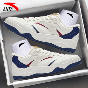 安踏波浪4板鞋男鞋冬季新款潮流时尚滑板鞋官方旗舰小白鞋运动鞋