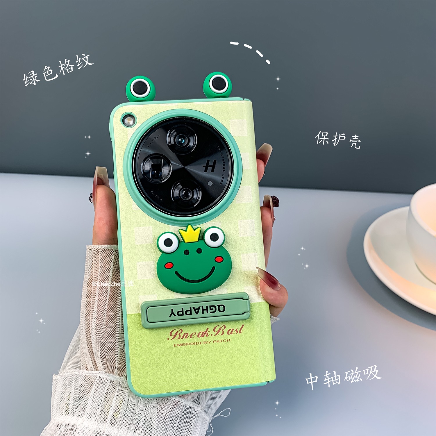 适用OPPOFindN3皮纹创意手机壳