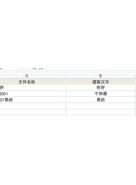 excell中提取单元格内容中汉字到B列excell单元格汉字提取VBA工具