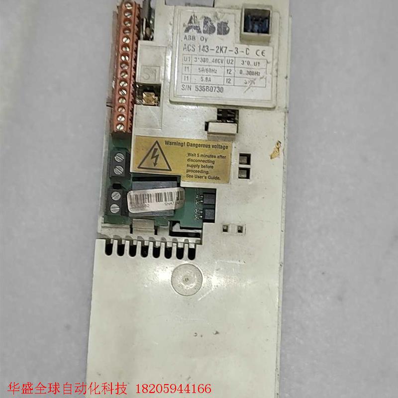 ABB变频器ACS143-2K7-3-C,地下室放置多年,垃