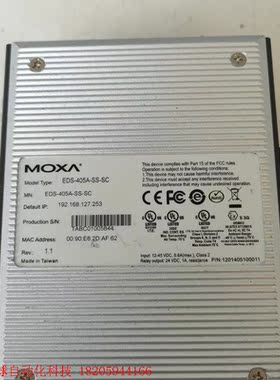 MOXA EDS-405A-SS-SCMOXA EDS-40