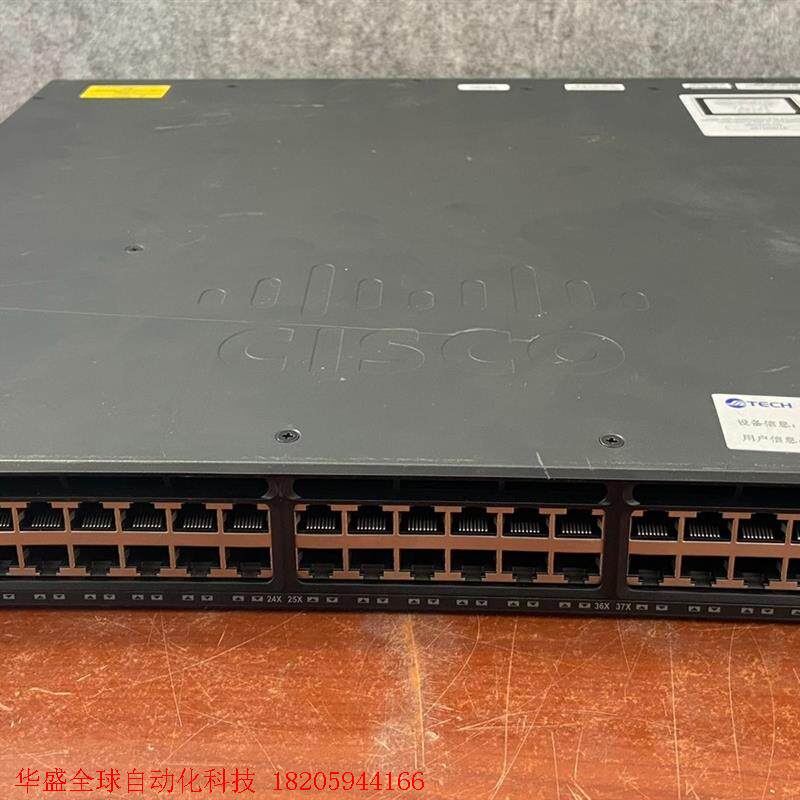 思科WS-C3650-48TD-S 48口千兆2*10G光口