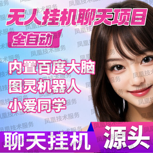 聊天脚本自动聊天脚本自动聊天挂机项目智能回复【脚本+技术指导