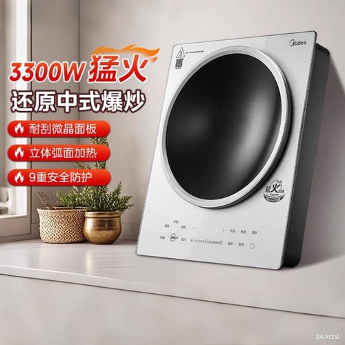 [国补15%]美的凹面电磁灶E33CA11