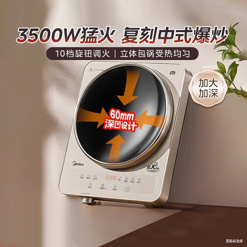 [国补15%]美的凹面电磁炉35RC06