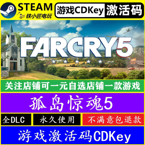 steam孤岛惊魂5全球激活码CDK